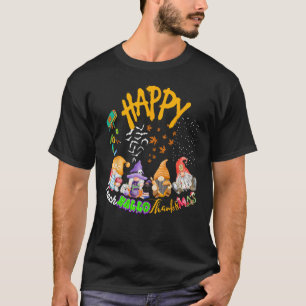 Camiseta Gnomes divertidos felices Hallothanksmas para prof