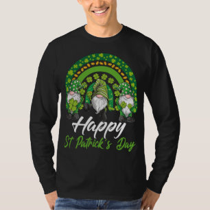 Camiseta Gnomes divertidos felices Rainbo de St Patrick