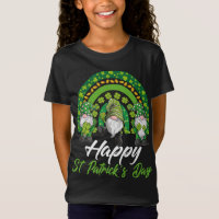 Gnomes divertidos felices Rainbo de St Patrick