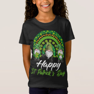 Camiseta Gnomes divertidos felices Rainbo de St Patrick