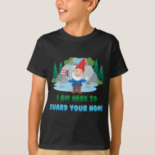 Camiseta Gnomes - Estoy Aquí Para Proteger Tu Casa - Puerto