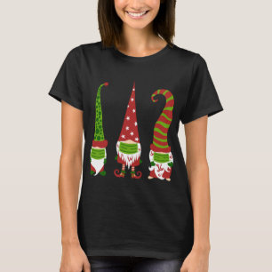 Camiseta Gnomes Face Mask Matemática Familia Navidades Fies