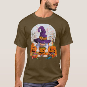 Camiseta Gnomes felices Halloween Caída Candy Corn Pumpki