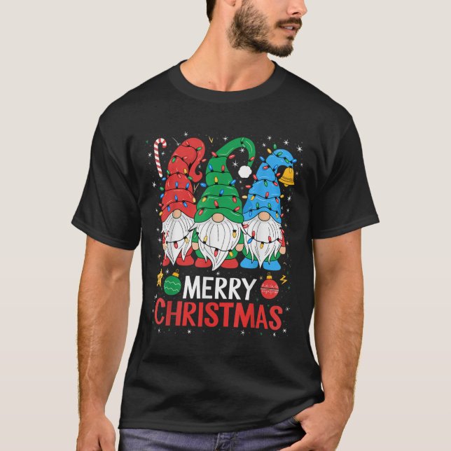 Camiseta Gnomes Feliz Navidad Gnome de la familia Gnomes Na (Anverso)