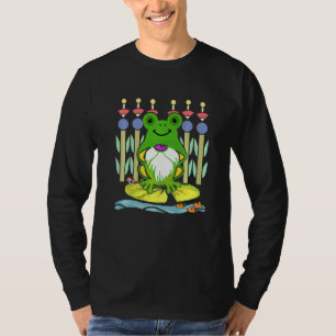 Camiseta Gnomes Frogs Water Lilys Gardening Mujeres Hombres
