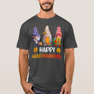 Camiseta Gnomes Happy Hallothanksmas Halloween Christmas Th