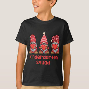 Camiseta Gnomes Kindergarten Valentine Gift Teacher