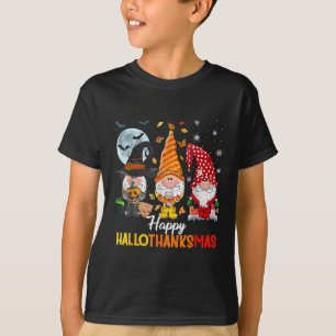 Camiseta Gnomes Lover Halloween Feliz Navidad Hallo