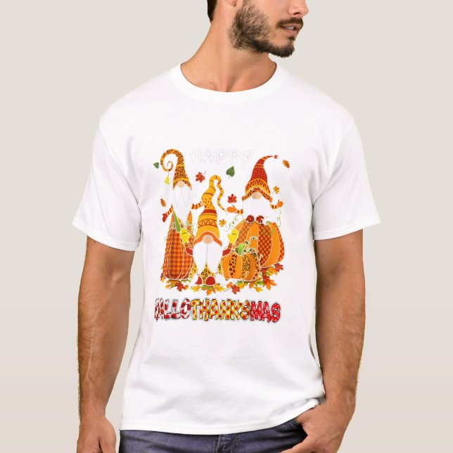 Camiseta Gnomes Lover Halloween Merry (Anverso)