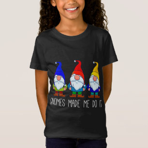 Camiseta Gnomes Me Hizo Hacerlo, Funny Garden Gnome Lover