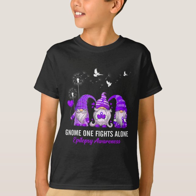 Camiseta Gnomes One lucha solo contra la epilepsia (Anverso)