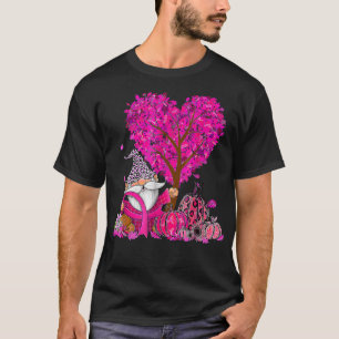 Camiseta Gnomes Pumpkin Tree Autumn Conciencia sobre el cán
