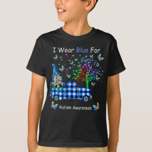 Camiseta Gnomes que uso azul para la conciencia del autismo