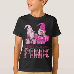 Camiseta Gnomes Ribbons En Octubre Usamos Cañón De Mama Ros