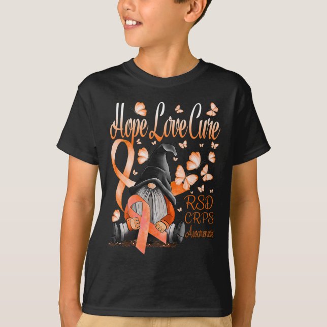 Camiseta Gnomes Rsd Crps Conciencia Esperanza Amor Cure Fig (Anverso)