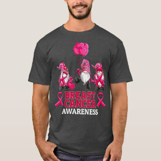 Camiseta gnomes Sensibilización sobre el cáncer de mama Cin