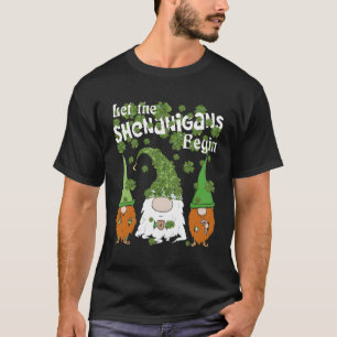 Camiseta Gnomes Shamrock deja que los Shenanigans empiecen