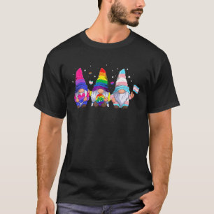 Camiseta Gnomes transexuales gay-gays lindos Orgullo A