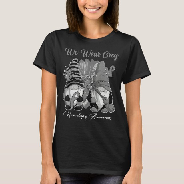 Camiseta Gnomes Usamos Miositis Azul Conciencia (Anverso)