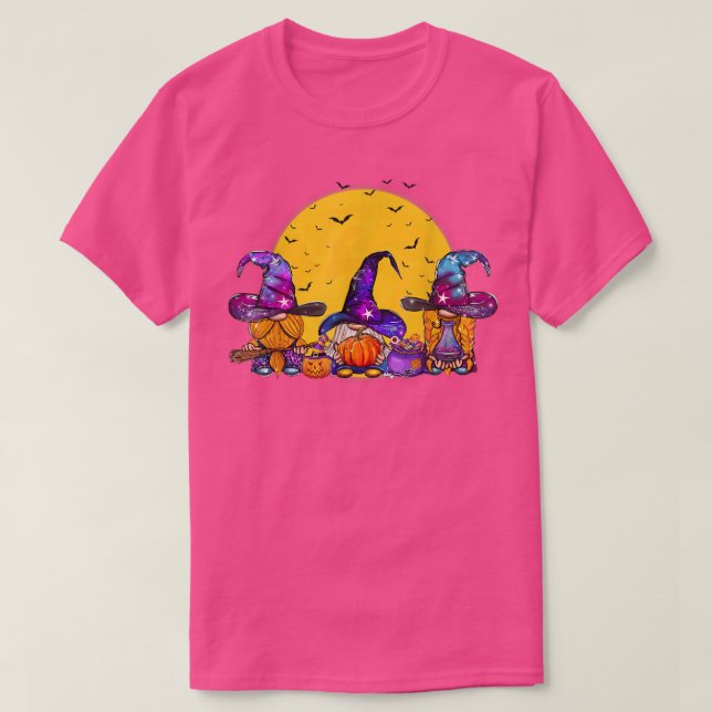 Camiseta Gnomes Witch Halloween Costume Pumpkin Autumn Fall (Diseño del anverso)