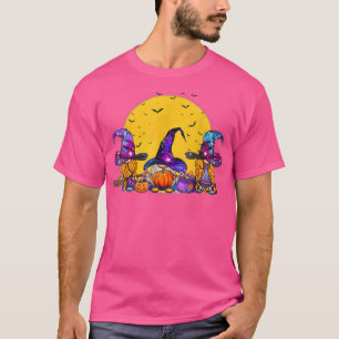 Camiseta Gnomes Witch Halloween Costume Pumpkin Autumn Fall