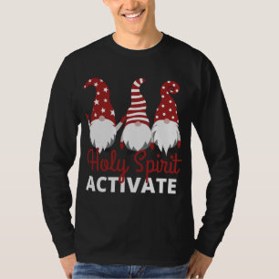 Camiseta Gnomes XMAS Espíritu Santo Activar - Divertido Cri