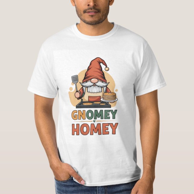 Camiseta Gnomey homey pancakes design (Anverso)