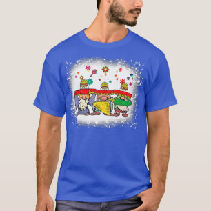Camiseta Gnomías blanqueadas mexicanas tres gnomos cinco de