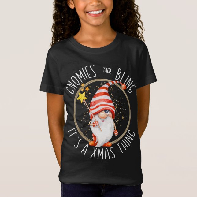 Camiseta Gnomías y morderse es cosa de Navidad - dulce Navi (Anverso)