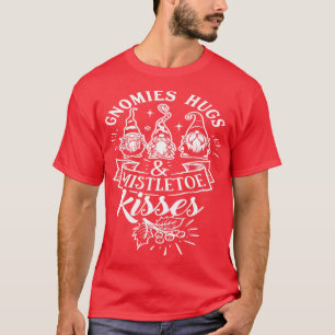 Camiseta Gnomies abrazos besos de muérdago - Gnomos Lindos