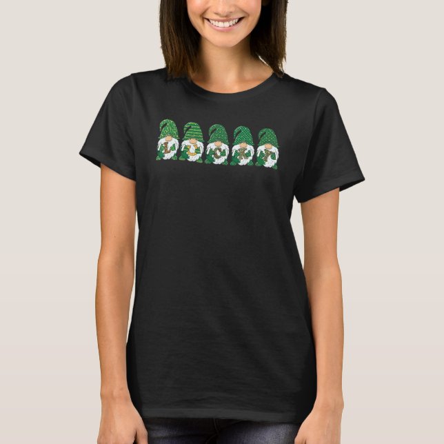 Camiseta Gnomies Leprechaun Lovers St Patricks Day Gnome Sh (Anverso)
