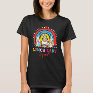 Camiseta Gnomies Rainbow Lunch Lady Cafeteria Personal De V
