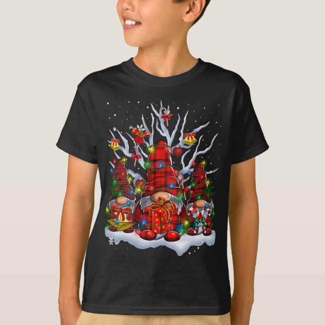 Camiseta Gnomies Santa Gnome Navidades Pajama (Anverso)