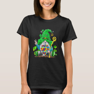Camiseta Gnomies Trébol Conciencia del Autismo Día de San P