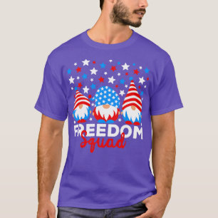 Camiseta Gnomis azul blanco rojo de la brigada de la libert