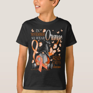 Camiseta Gnomis En Noviembre Usamos Conciencia Naranja Del 