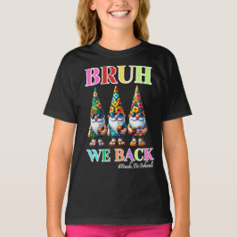 Camiseta Gnomo Adorable Hermano Volvemos al colegio 