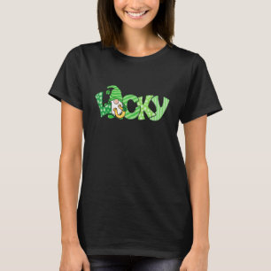 Camiseta Gnomo Afortunado Día de San Patricio Trébol Irland