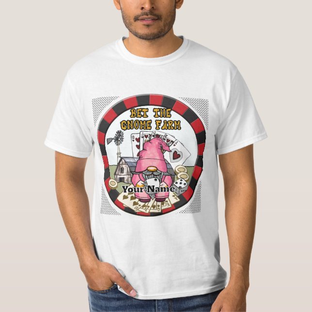 Camiseta Gnomo apuesta la granja  (Anverso)