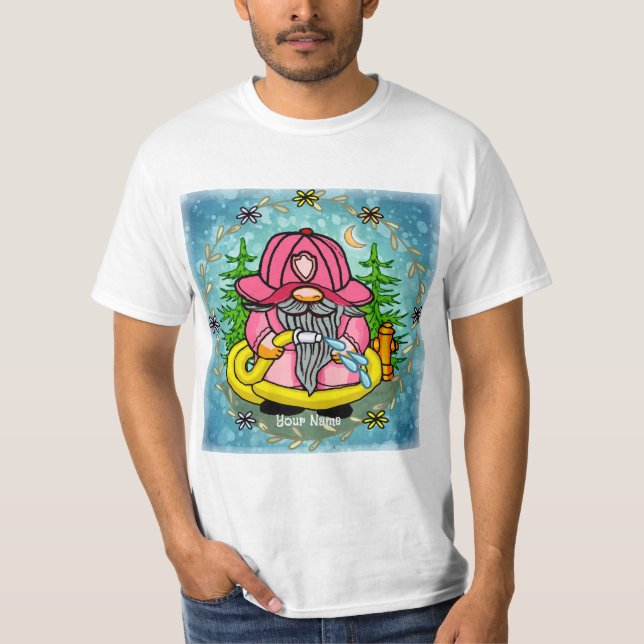 Camiseta Gnomo bombero  (Anverso)