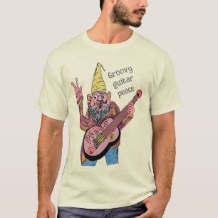 Camiseta Gnomo Caprichoso con Guitarra de la Paz, Vibra Gro