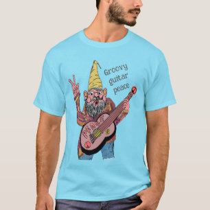 Camiseta Gnomo Caprichoso con Guitarra de la Paz, Vibra Gro