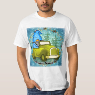 Camiseta Gnomo conduciendo coche