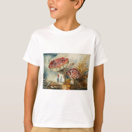 Camiseta gnomo de acuarela