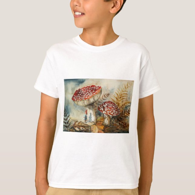 Camiseta gnomo de acuarela (Anverso)