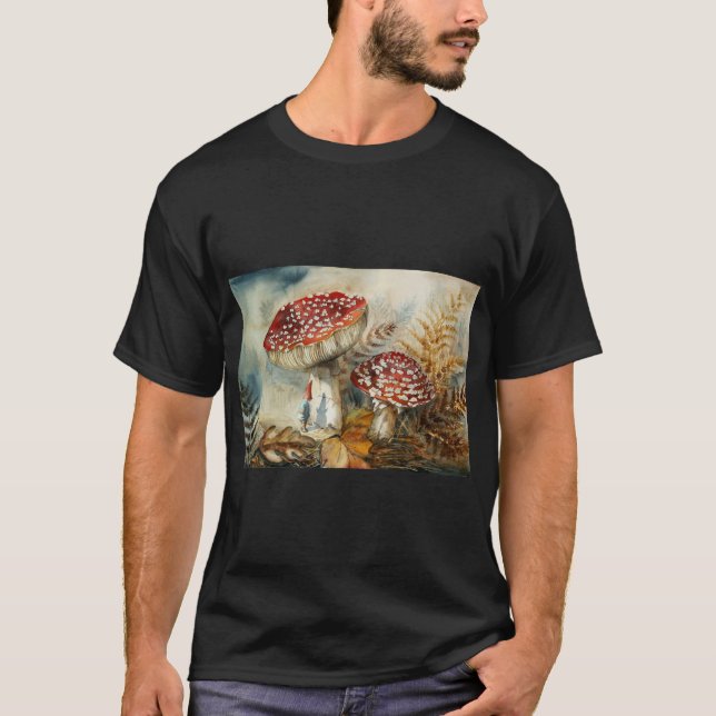 Camiseta gnomo de acuarela (Anverso)