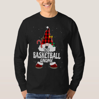 Camiseta Gnomo de Baloncesto Cuadro de Búfalo Familia Coinc