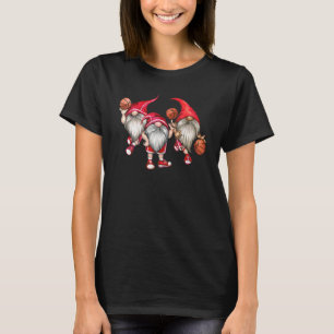 Camiseta Gnomo de Baloncesto Tomte Escandinavo Tres Jardín