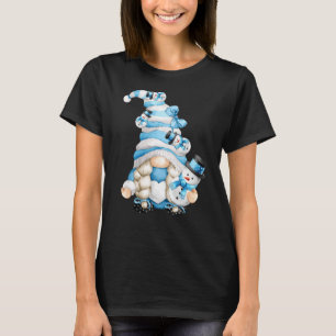 Camiseta Gnomo De Bola De Nieve Para Vacaciones De Snowman
