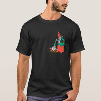 Camiseta Gnomo de bolsillo colgante Gnomies